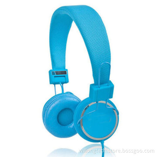 Stereo Wired Headphone for iPhone, Android, Humanized Headband Design with Adjustment Structure